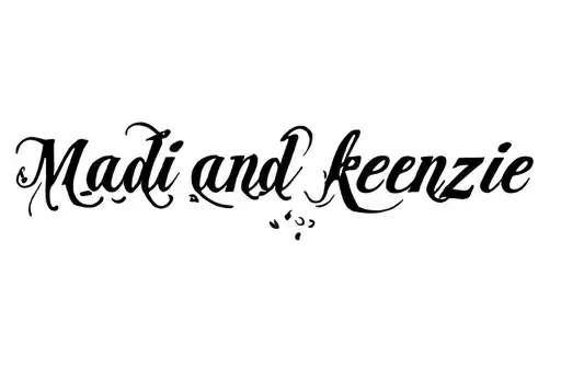 "Madi and kenzie" tattoo design idea
