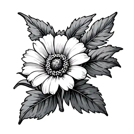 nebraska state flower and colorado state flower tattoo design idea
