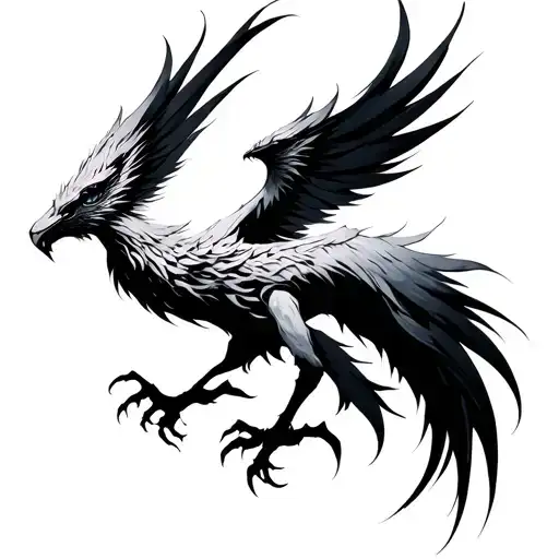 Phoenix Warrior tattoo design idea