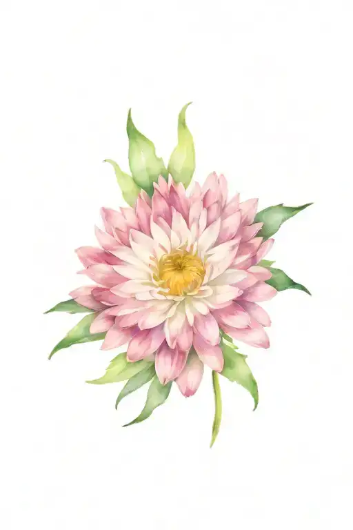 Aster flower tattoo tattoo design idea
