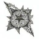 Dallas cowboys star tattoo design idea