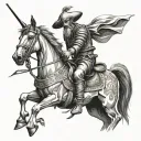 Don Quixote tattoo design idea