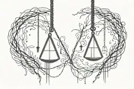 hanging  gallows tattoo design idea