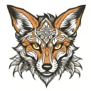 Loki fox tattoo design idea