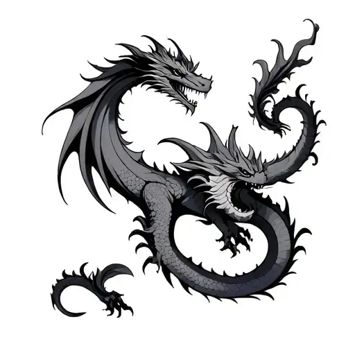 dragon, arm band tattoo tattoo design idea
