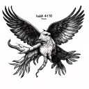 Isaiah 41:10 tattoo design idea