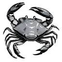 Crab Cancer tattoo design idea