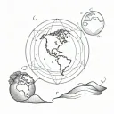 element earth tattoo design idea