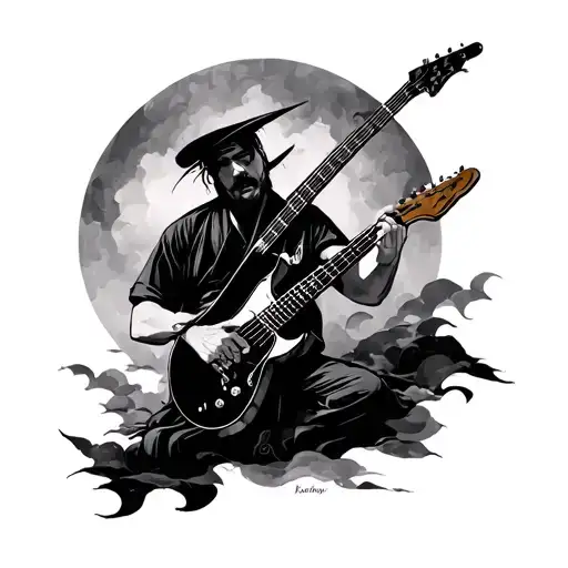 Japanese Band tattoo design idea