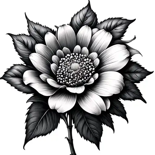 most beautiful flower in my garden tattoo design idea