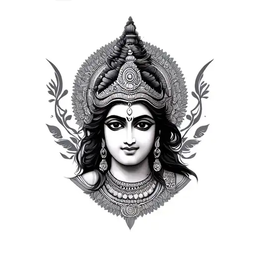 vishnu tattoo tattoo design idea