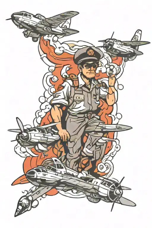 Pilot, Doctor, Seaman tattoo design idea