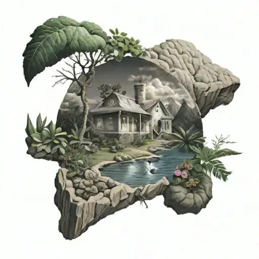 gods plan tattoo design idea