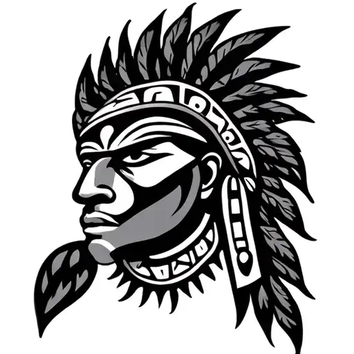 Puerto Rican Taino tattoo design idea