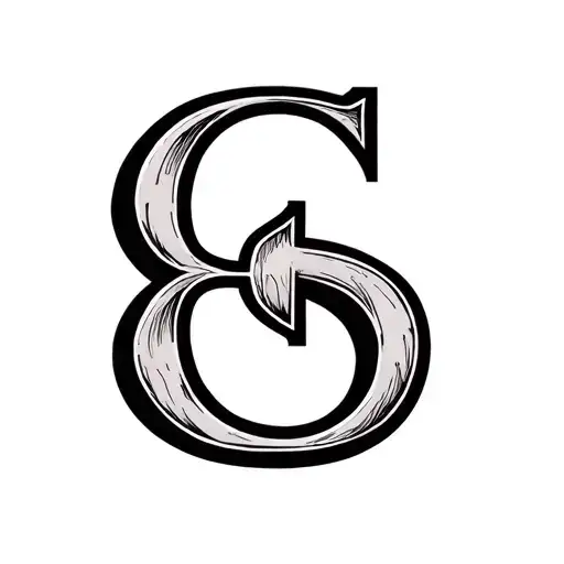 C, E, and S incorporated somehow tattoo design idea
