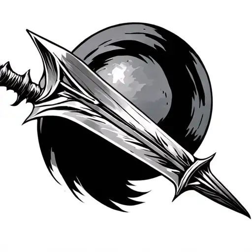 Roman Spear tattoo design idea