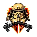 Iron Maiden trooper tattoo design idea