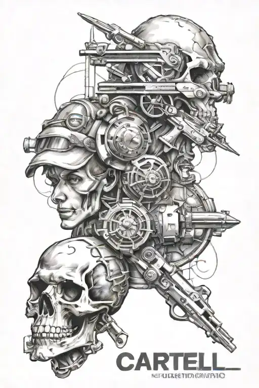 cartel tattoo design idea