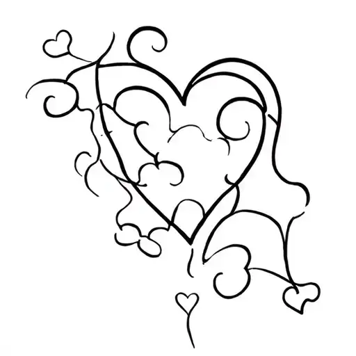 HEART-SHAPED PUZZLE PIECE FOR COUPLES tattoo design idea