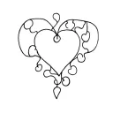 HEART-SHAPED PUZZLE PIECE FOR COUPLES tattoo design idea