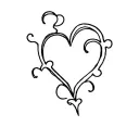 HEART-SHAPED PUZZLE PIECE FOR COUPLES tattoo design idea