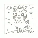 animal crossing tattoo design idea