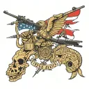 Iraq war tattoo design idea