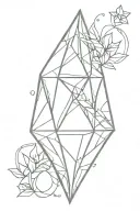 sims plumbob tattoo design idea