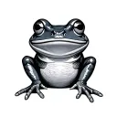 Cooking frog tattoo design idea