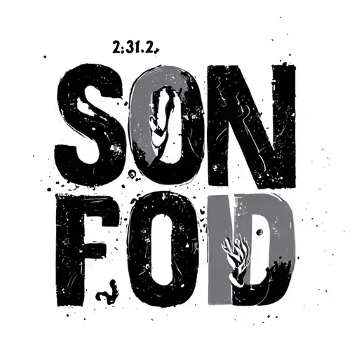 "23.1.25" son and dad tattoo design idea