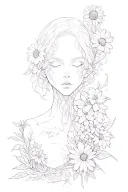From my rotting body, flowers shall grow and i am in them and that is eternity  tattoo design idea