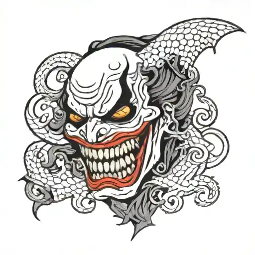 Joker Venom tattoo design idea