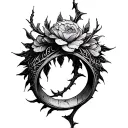 Malenia Elden Ring tattoo design idea