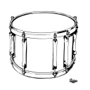 Snare drum. tattoo design idea