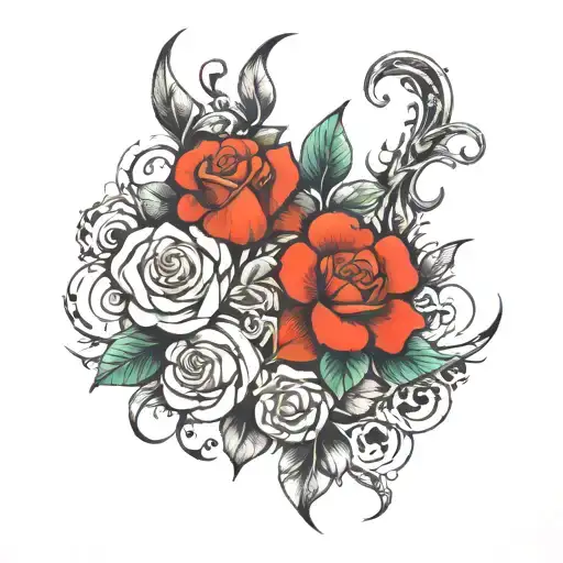 7 days god creation tattoo design idea