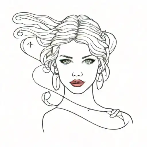 Tattoo inspired by two Taylor Swift songs: seven and Peter tattoo design idea