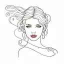 Tattoo inspired by two Taylor Swift songs: seven and Peter tattoo design idea