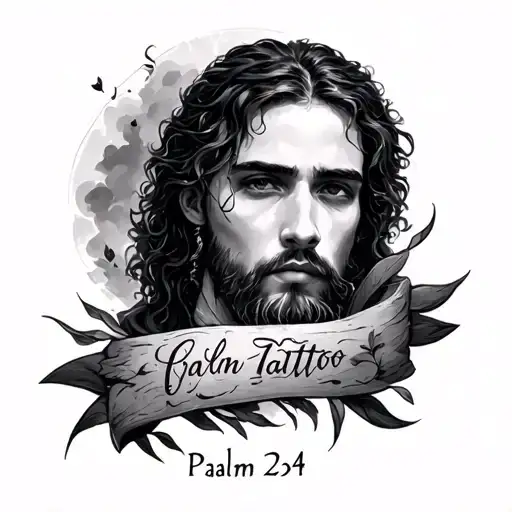 Psalm 23:4 tattoo design idea