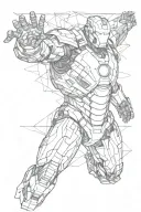 Ironman logo tattoo design idea