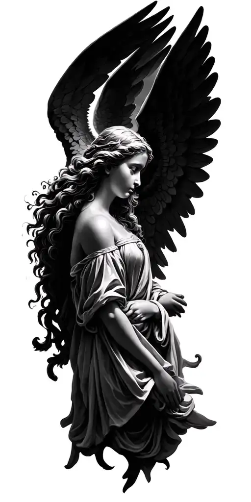 biblically accurate angels. tattoo design idea