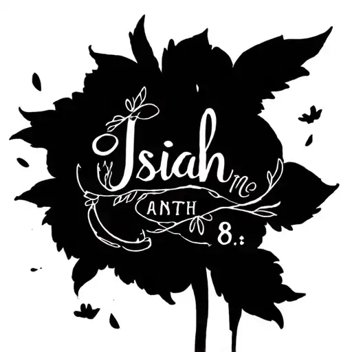isaiah 6:8 send me with an illistration tattoo design idea