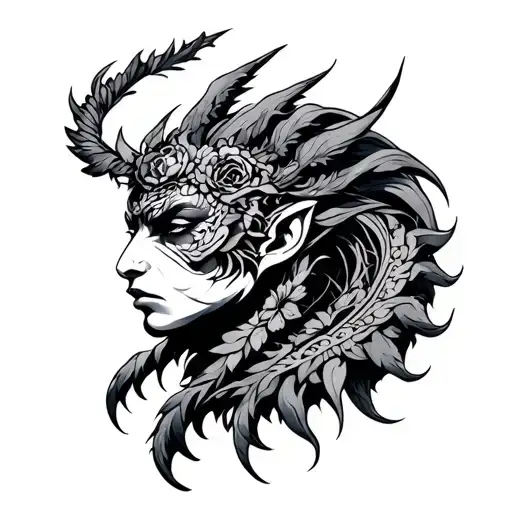 Enki tattoo design idea