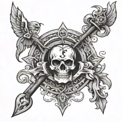 fortune favors the bold tattoo design idea
