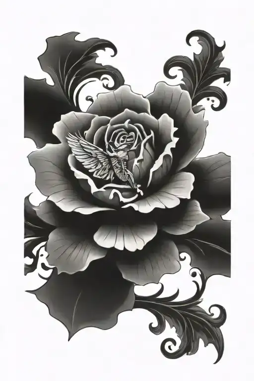 psalms 23:4 tattoo design idea