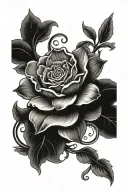 psalms 23:4 tattoo design idea