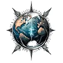 Earth Element tattoo design idea