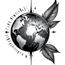 Earth Element tattoo design idea
