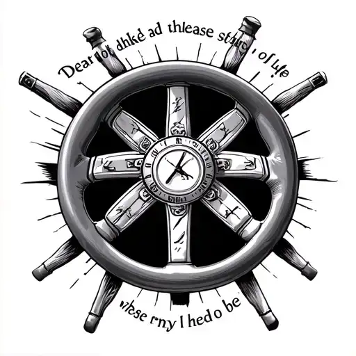 Dear lord, please take ahold of the steering wheel of my life and guide me to where i need to be tattoo design idea