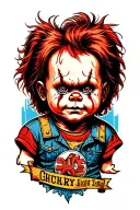 Chucky tattoo design idea