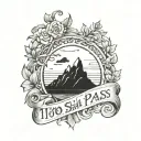 this too shall pass written tattoo design idea